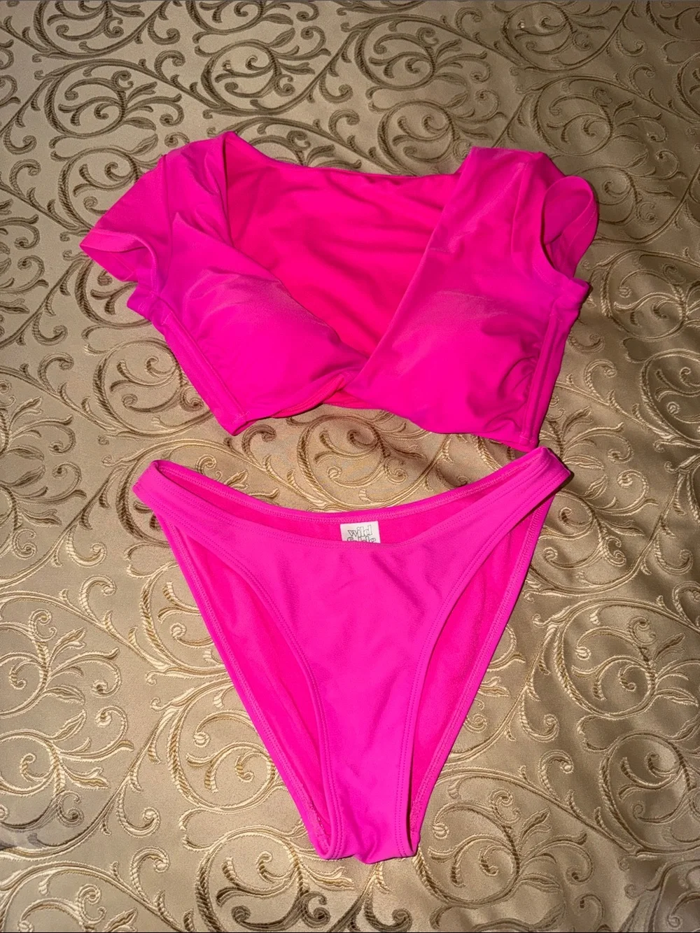 wild fable Bright Pink Bikini Bottoms